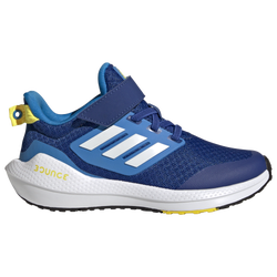 Boys' Preschool - adidas EQ21 Run Elastic Laced Running Shoes - Royal/White/Blue Rush