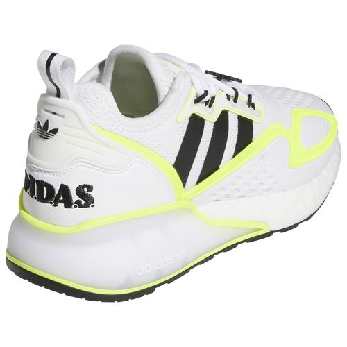 Adidas Originals Boys ZX 2K Boost Shoes White Yellow Black Size 04.0