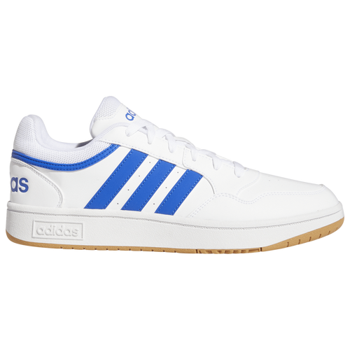 

adidas Mens adidas Hoops 3.0 - Mens Basketball Shoes White/Team Royal Blue/Tan Size 10.0