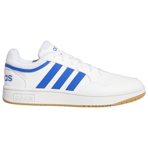 

adidas Mens adidas Hoops 3.0 - Mens Basketball Shoes White/Team Royal Blue/Tan Size 08.5