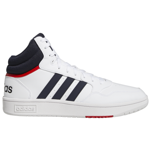 

adidas Mens adidas Hoops 3.0 Mid - Mens Basketball Shoes Legend Ink/Ftwr White/Vivid Red Size 12.0