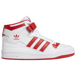 Men's - adidas Originals Forum Mid - White/Red