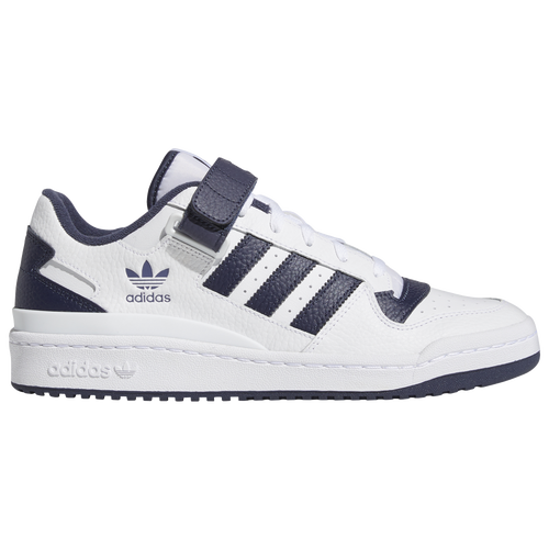 

adidas Originals Mens adidas Originals Forum Low - Mens Basketball Shoes White/Navy Size 11.5