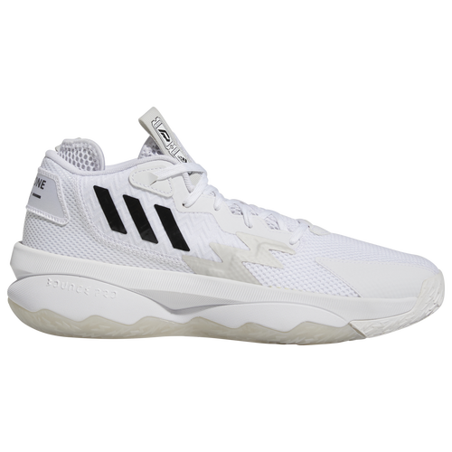 

adidas Mens adidas Dame 8 - Mens Basketball Shoes Black/White Size 07.5