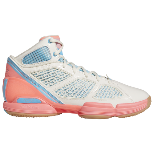 

adidas Mens adidas Adizero Rose 1.5 Restomod - Mens Basketball Shoes Off White/Cyan/Red Size 8.5