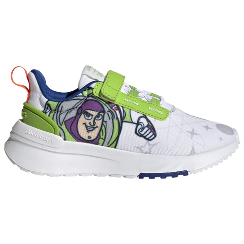 

adidas Boys adidas Disney Racer TR21 - Boys' Preschool Running Shoes White/White/Semi Solar Green Size 01.5