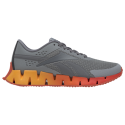 Boys' Grade School - Reebok Zig Dynamica 2.0 - Pure Grey/Dynamic Red/Collegiate Gold