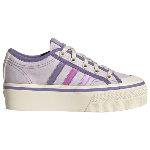 

adidas Originals adidas Originals NIZZA - Girls' Grade School Pink/Purple/White Size 06.5