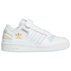 Boys' Grade School - adidas Forum Low - White/Carolina