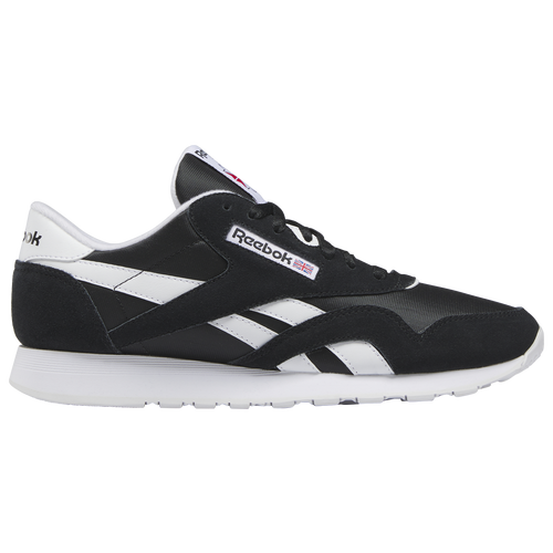 Reebok Classic Nylon Shoes Black White 10