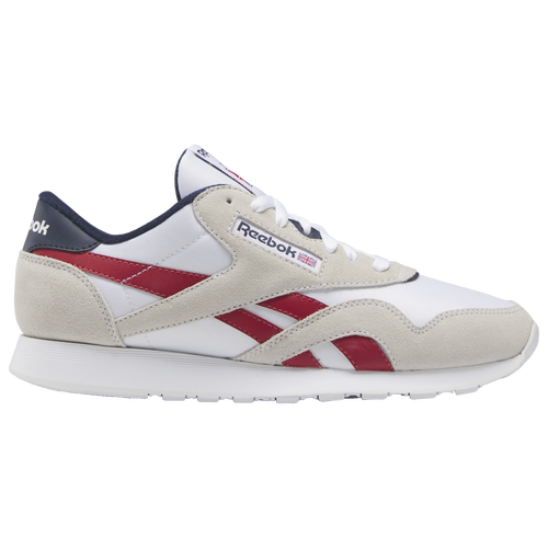 

Reebok Classic Leather Nylon - Mens Vector Navy/Ftwr White/Flash Red Size 10.0