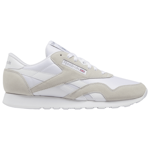 

Reebok Mens Reebok CL Nylon - Mens Running Shoes White/White Size 15.0