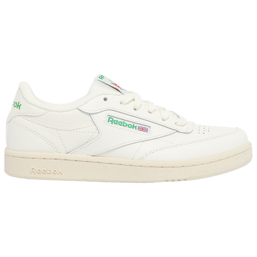 

Boys Reebok Reebok Club C 85 Vintage - Boys' Grade School Basketball Shoe White/Green Size 07.0