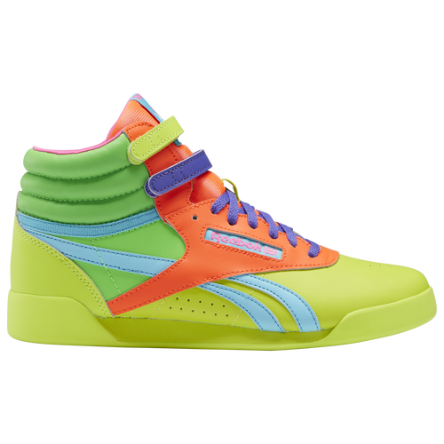 

Girls Reebok Reebok Freestyle HI Brights - Girls' Grade School Shoe Multi Size 06.0