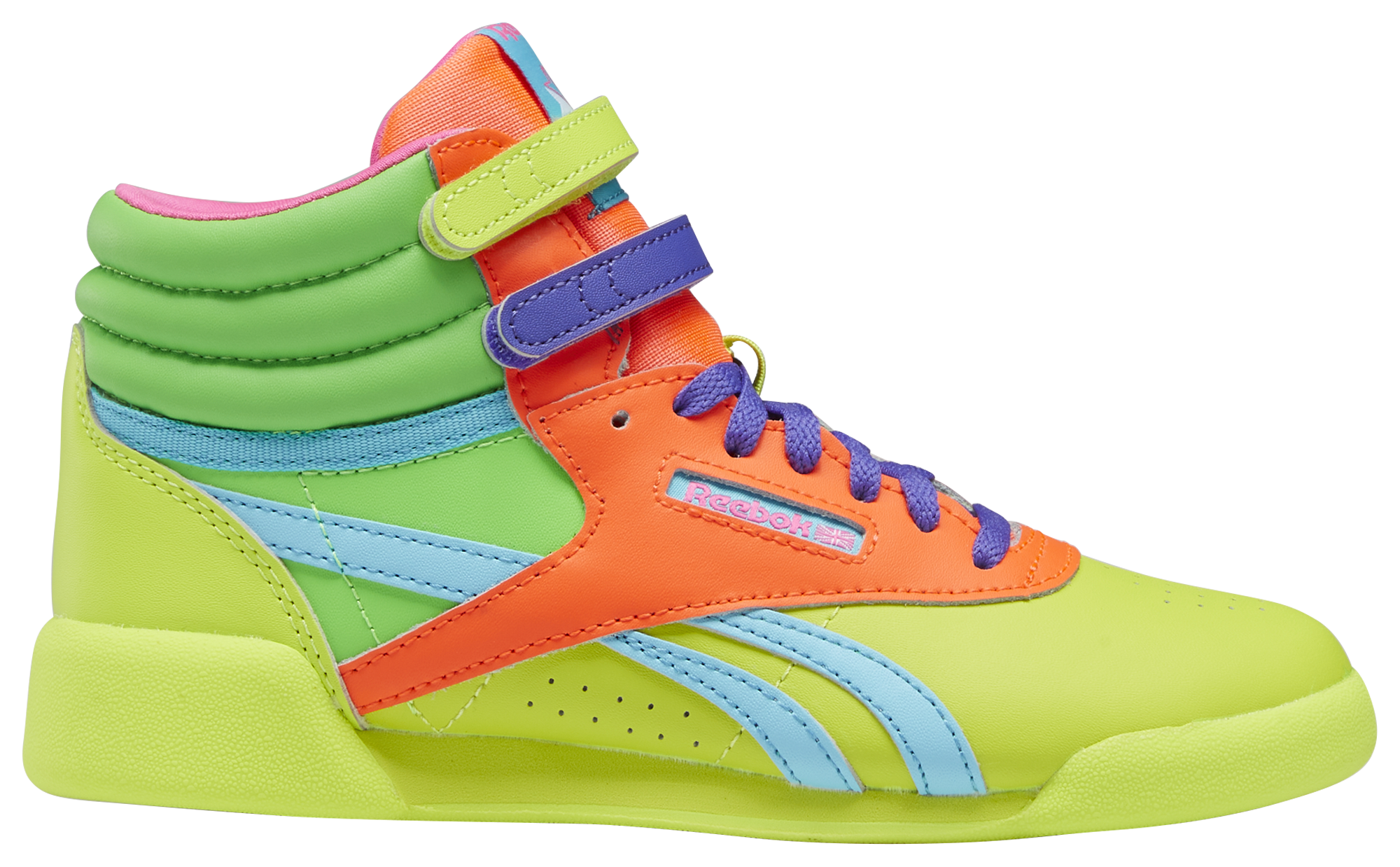 Reebok freestyle hi store bambino verde