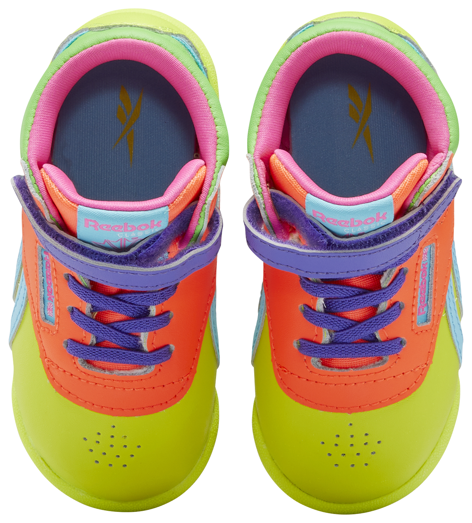 Reebok freestyle high hot sale tops for kids