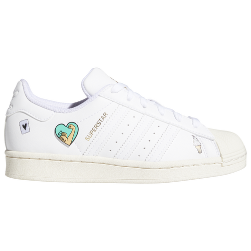 

adidas Originals Girls adidas Originals Superstar - Girls' Grade School Shoes White/White Size 07.0