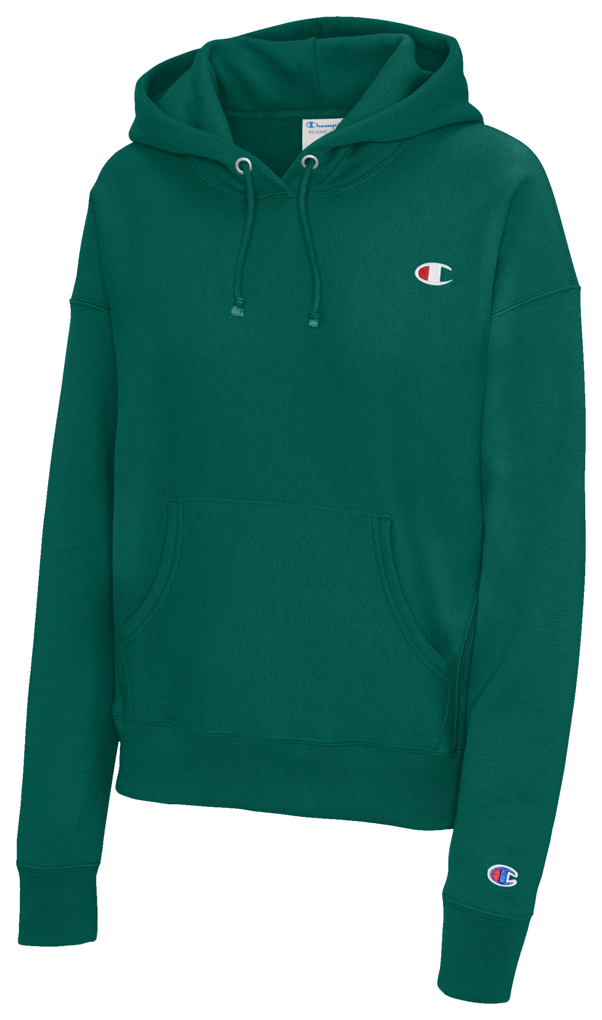 champion green hoodie women's