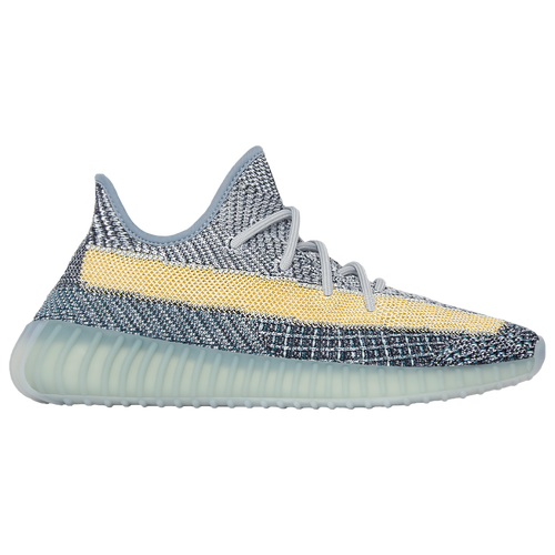 Adidas Originals Yeezy Boost 350 V2 "ash Blue" Sneakers In Blue/yellow