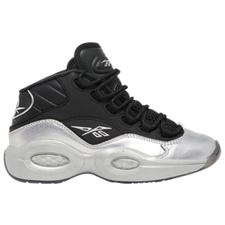 Boys' Grade School - Reebok Question Mid I3 Motorsports - Black/Gray/White