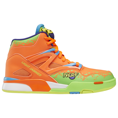 

Reebok Mens Reebok Pump Omni Zone II Nerf - Mens Basketball Shoes Orange/Green Size 11.0
