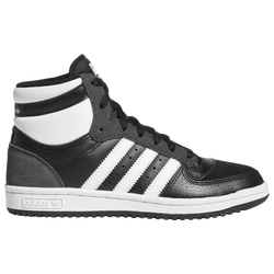 Boys' Grade School - adidas Top Ten - Black/White/Grey