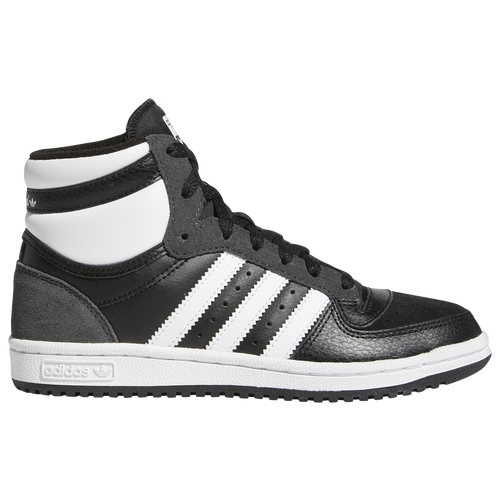 

adidas Originals adidas Originals Top Ten - Boys' Grade School Black/White/Grey Size 04.0