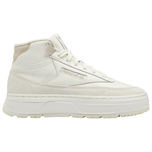 WOMENS - Reebok Club C Geo Mid - White/Chalk