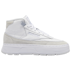 Women's - Reebok Club C Geo Mid - White/Grey