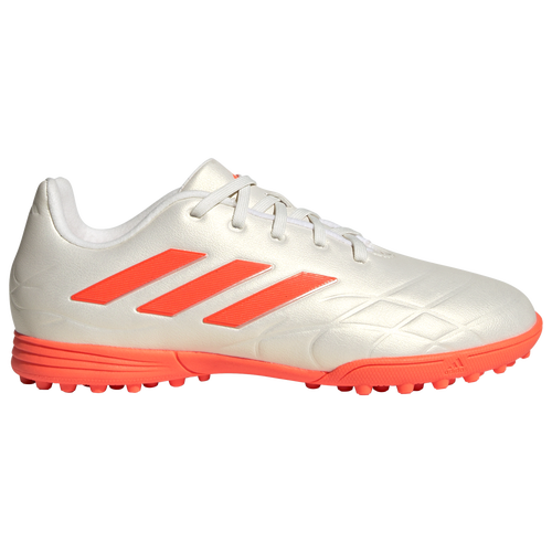 

Boys adidas adidas Copa Pure.3 Turf - Boys' Grade School Soccer Shoe Off White/Team Solar Orange/Off White Size 02.5