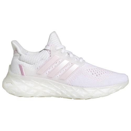

adidas Womens adidas Ultraboost Web DNA Running Shoes - Womens White/Pink Size 9.5