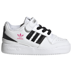 Girls' Toddler - adidas Forum Low - White/Black