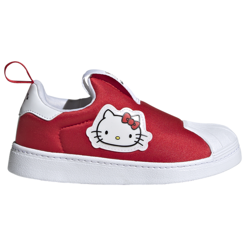 

adidas Originals adidas Originals Hello Kitty Superstar 360 - Girls' Preschool Red/White Size 03.0