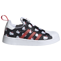 Girls' Preschool - adidas Originals Hello Kitty Superstar 360 Casual Sneakers - Black/Red/White