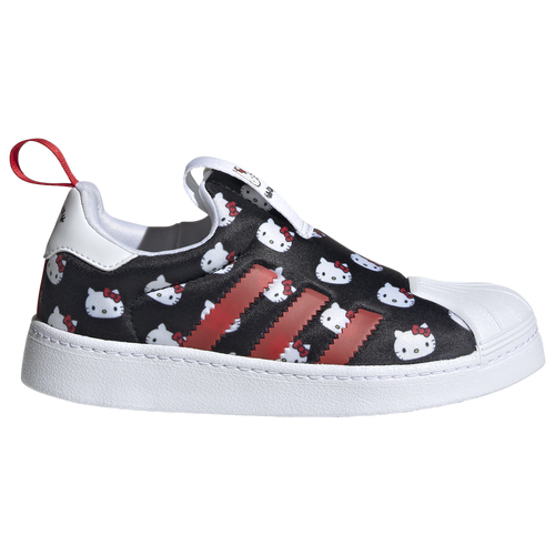 

adidas Originals adidas Originals Hello Kitty Superstar 360 - Girls' Preschool Black/Red/White Size 02.5