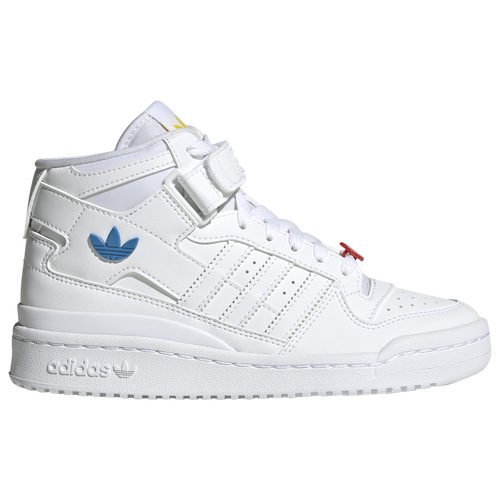 

Boys adidas Originals adidas Originals Forum Mid - Boys' Grade School Shoe White/Red/Blue Size 07.0