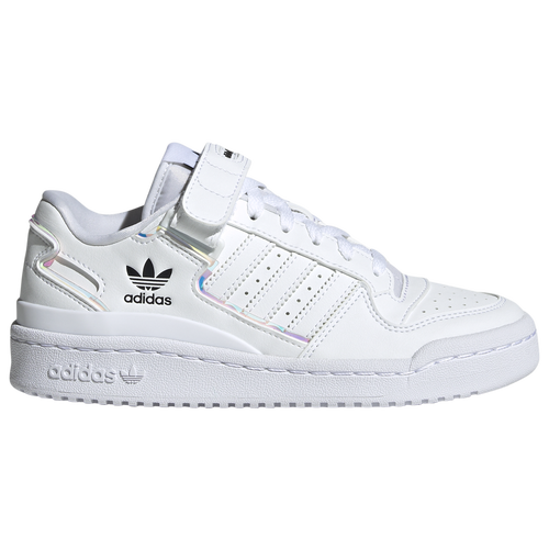 

adidas Originals Boys adidas Originals Forum Low - Boys' Grade School Shoes White/Silver Size 04.0