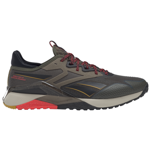 

Reebok Mens Reebok Nano X2 TR Adventure - Mens Running Shoes Army Green/Core Black/Neon Cherry Size 10.5