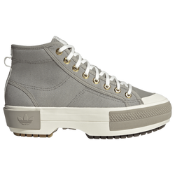 Women's - adidas Originals Nizza Trek - Feather Gray/Light Brown/Gray One