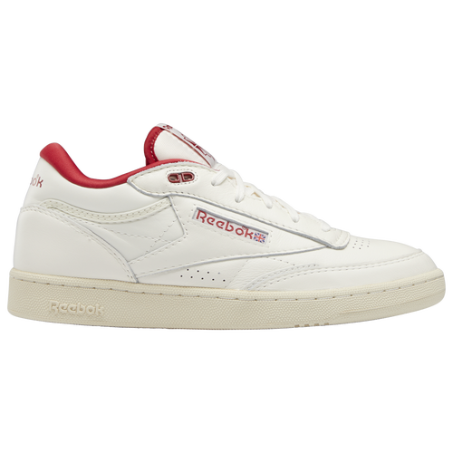 Shop Reebok Mens  Club C Mid In White/red
