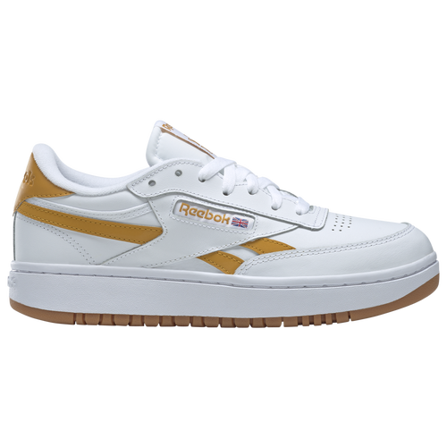 Shop Reebok Womens  Club C Double In White/yellow