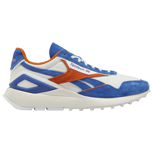 

Reebok Mens Reebok Classic Leather Legacy AZ - Mens Running Shoes Chalk/Vector Blue/Smash Orange Size 11.5