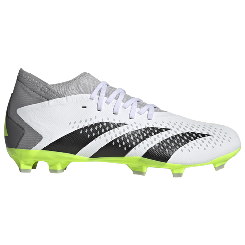 

adidas Mens adidas Predator Accuracy.3 FG - Mens Soccer Shoes Lucid Lemon/Core Black/Ftwr White Size 6.5