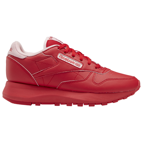 

Girls Reebok Reebok Classic Leather SP - Girls' Grade School Shoe Red/Pink Size 04.5