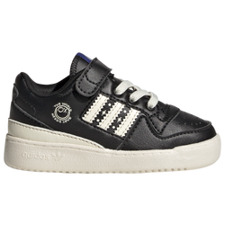 Girls' Toddler - adidas Forum Low - Black/Cream/Black