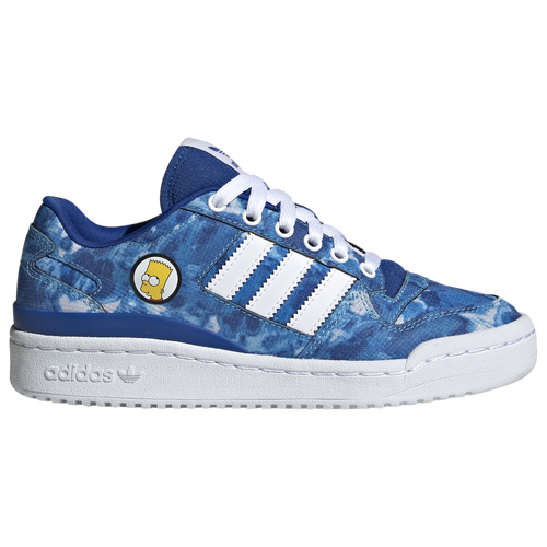 

adidas Originals Boys adidas Originals Forum Low - Boys' Grade School Shoes Royal Blue/White Size 03.5