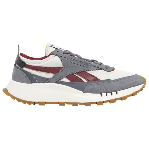

Reebok Mens Reebok Classic Leather Legacy - Mens Shoes White/Maroon Size 11.5