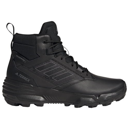 

adidas Mens adidas Unity Leather Mid RAIN.RDY Hiking Boots - Mens Black/Grey Size 11.5