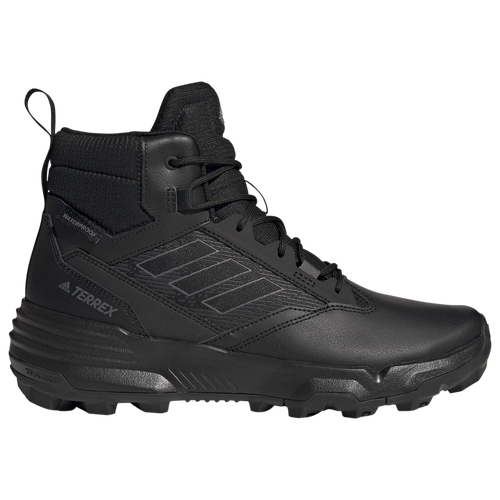 Adidas Originals Mens Adidas Unity Leather Mid Rain.rdy Hiking Boots In Black/grey
