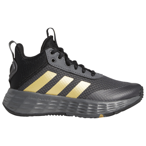 

adidas Boys adidas Ownthegame 2.0 - Boys' Grade School Basketball Shoes Grey Five/Matte Gold/Core Black Size 06.5